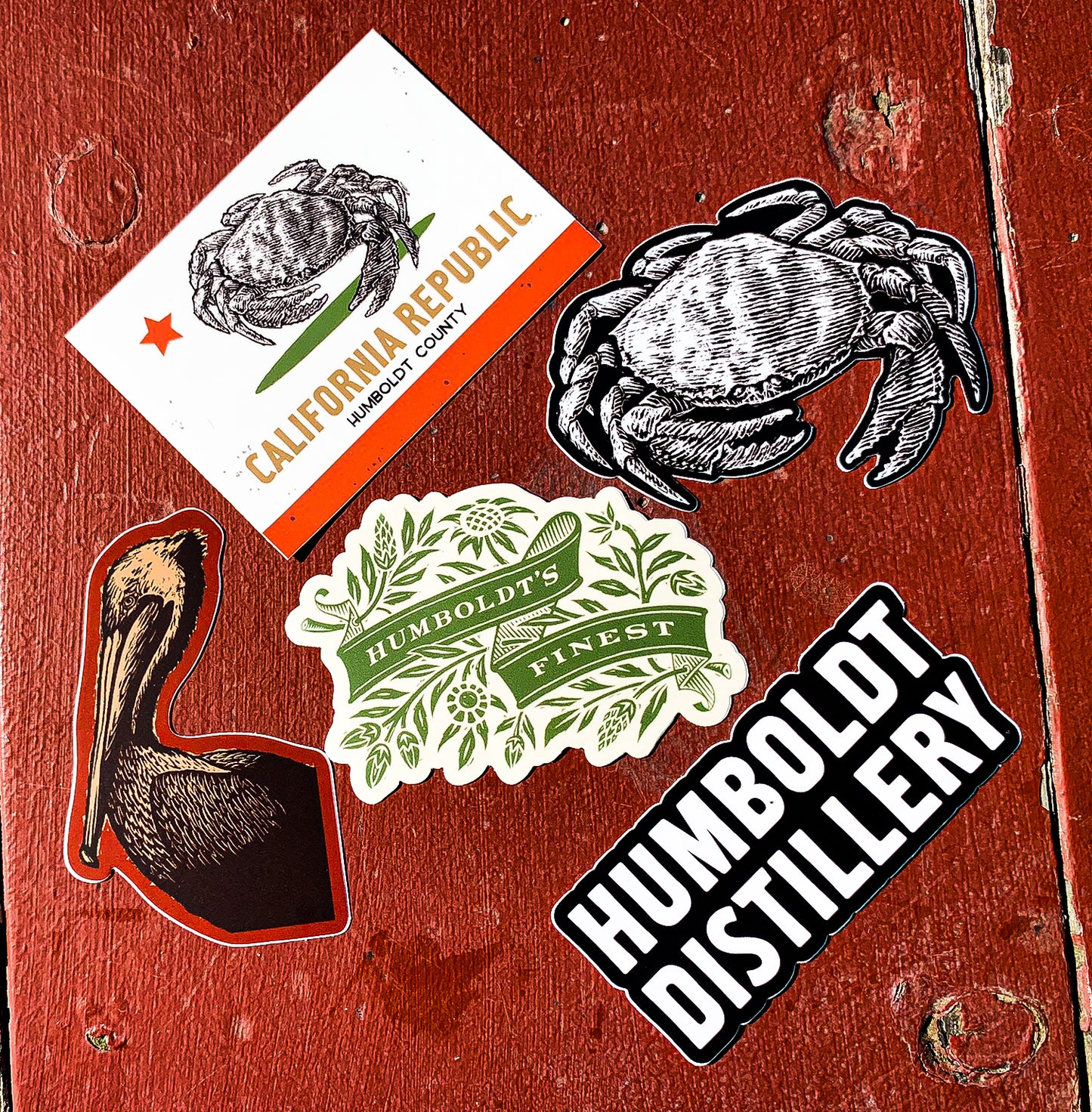 Humboldt Distillery Sticker Pack
