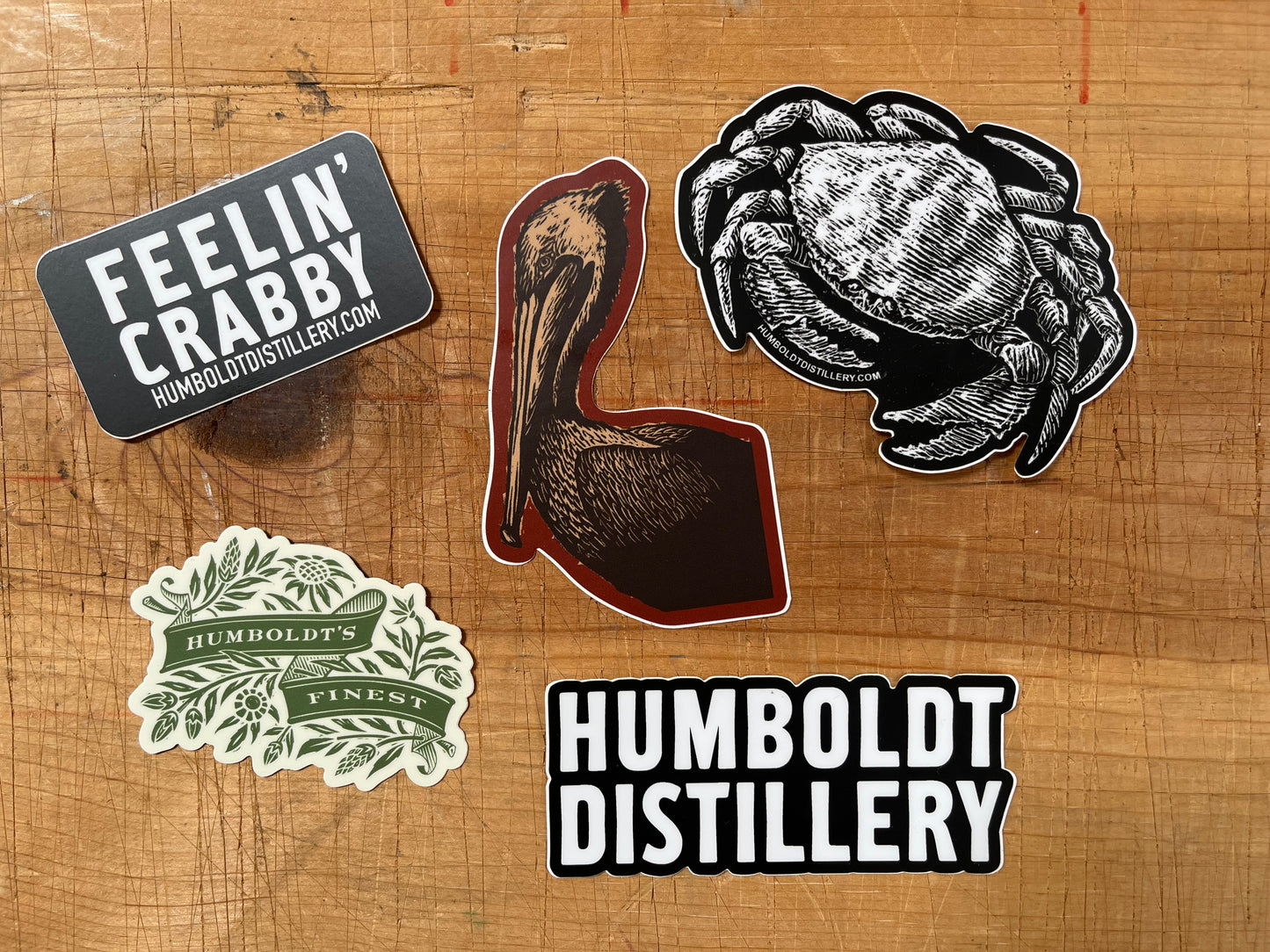 Humboldt Distillery Sticker Pack